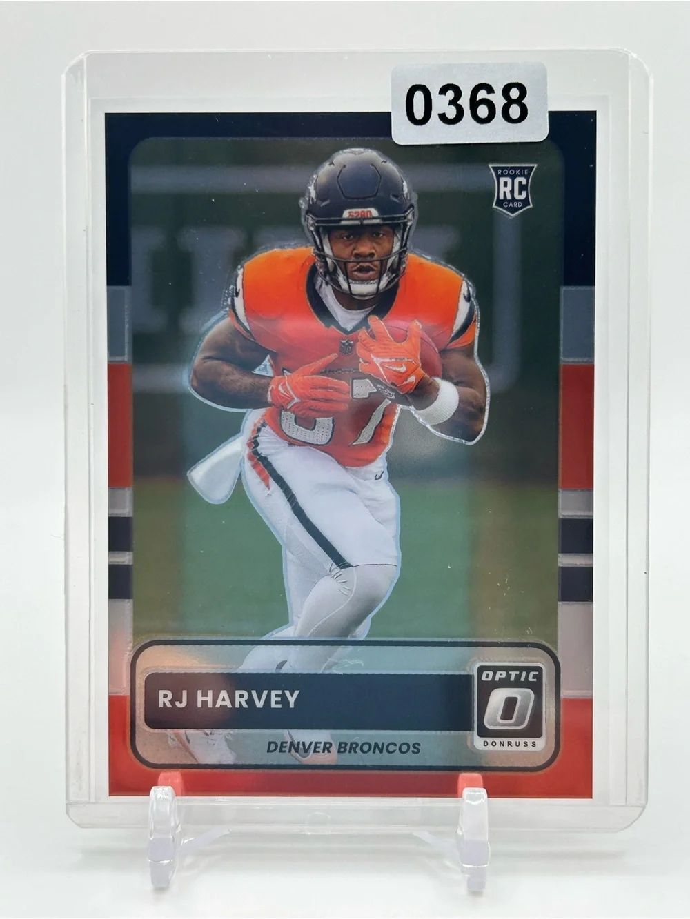 RJ Harvey Denver Broncos Rookie Football Trading Card 🏈